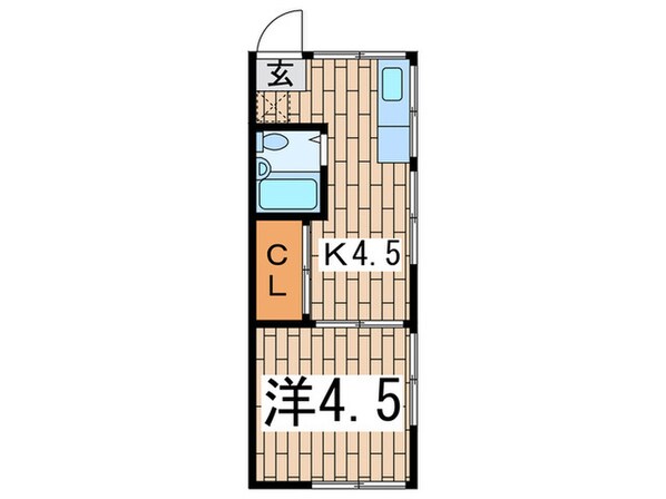 日南ハウスの物件間取画像